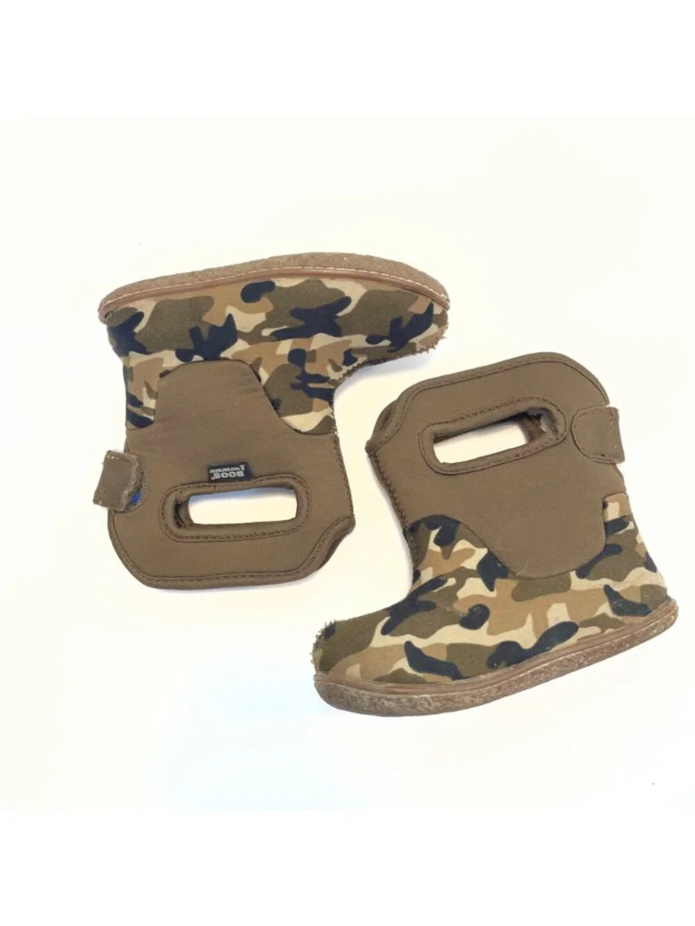Bogs Baby Camo Winter Boots, Size 6